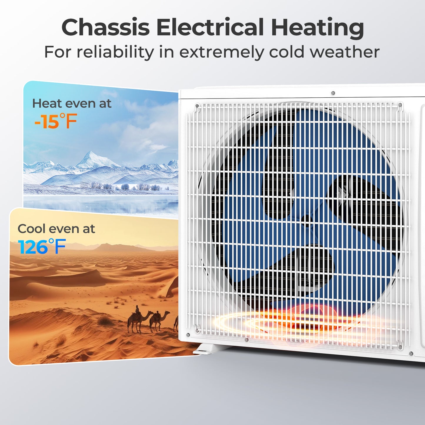 Energy Star Certified 12000 BTU 24 SEER2 115V Ductless Mini Split Air Conditioner and Heater WiFi Enabled