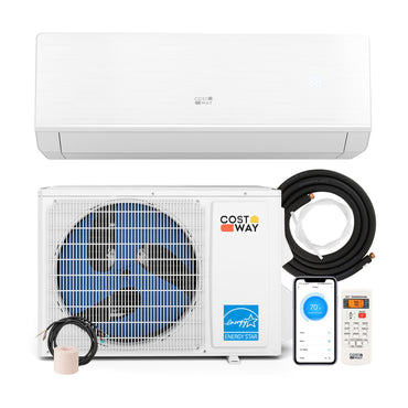 24000 BTU Smart WiFi Mini Split: Self-Cleaning AC/Heater